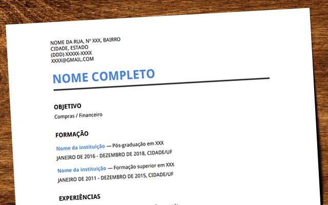 AMAFA Currículo - Cadastro Online